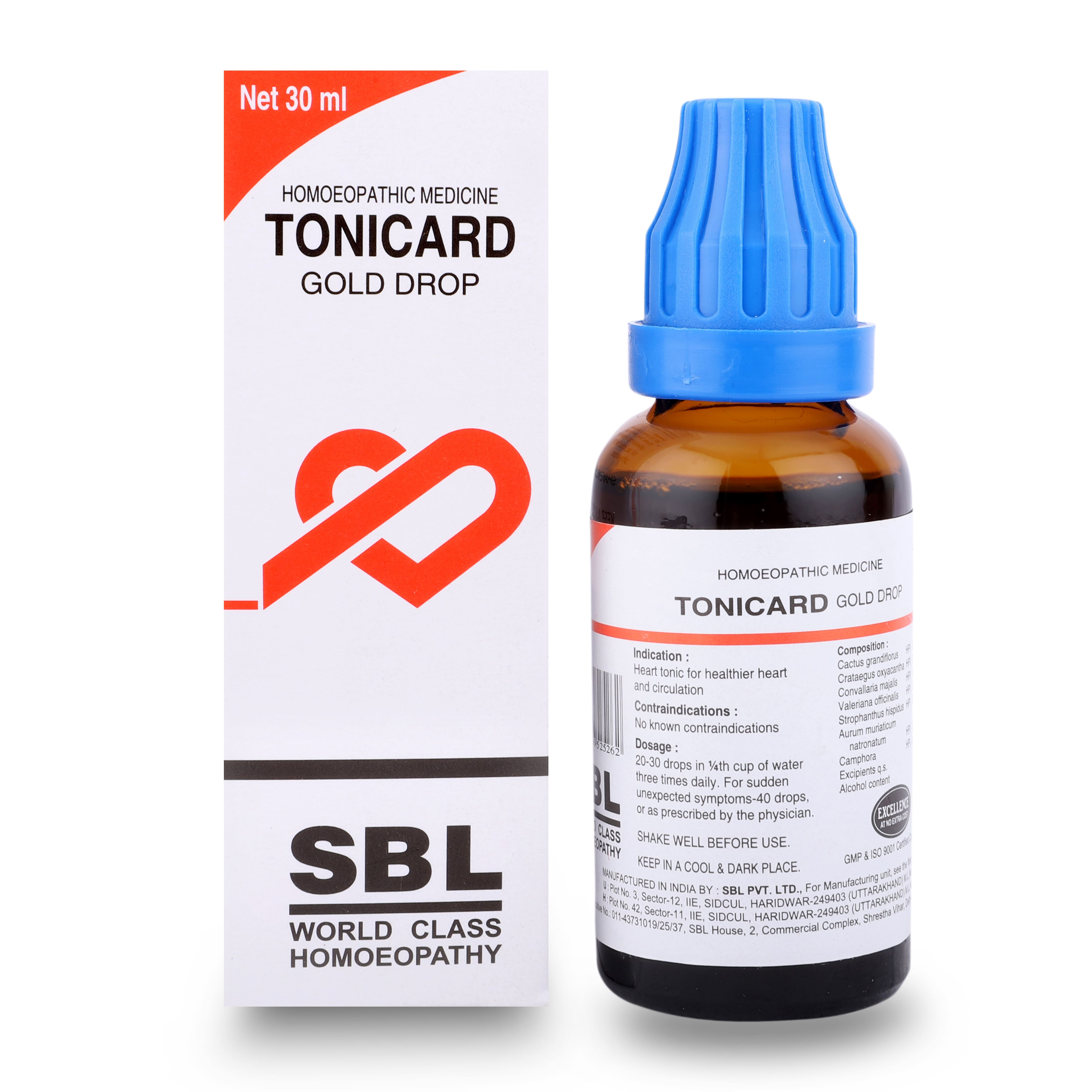 SBL Tonicard Gold Drop | Helps in purify and maintain the viscosity of the blood