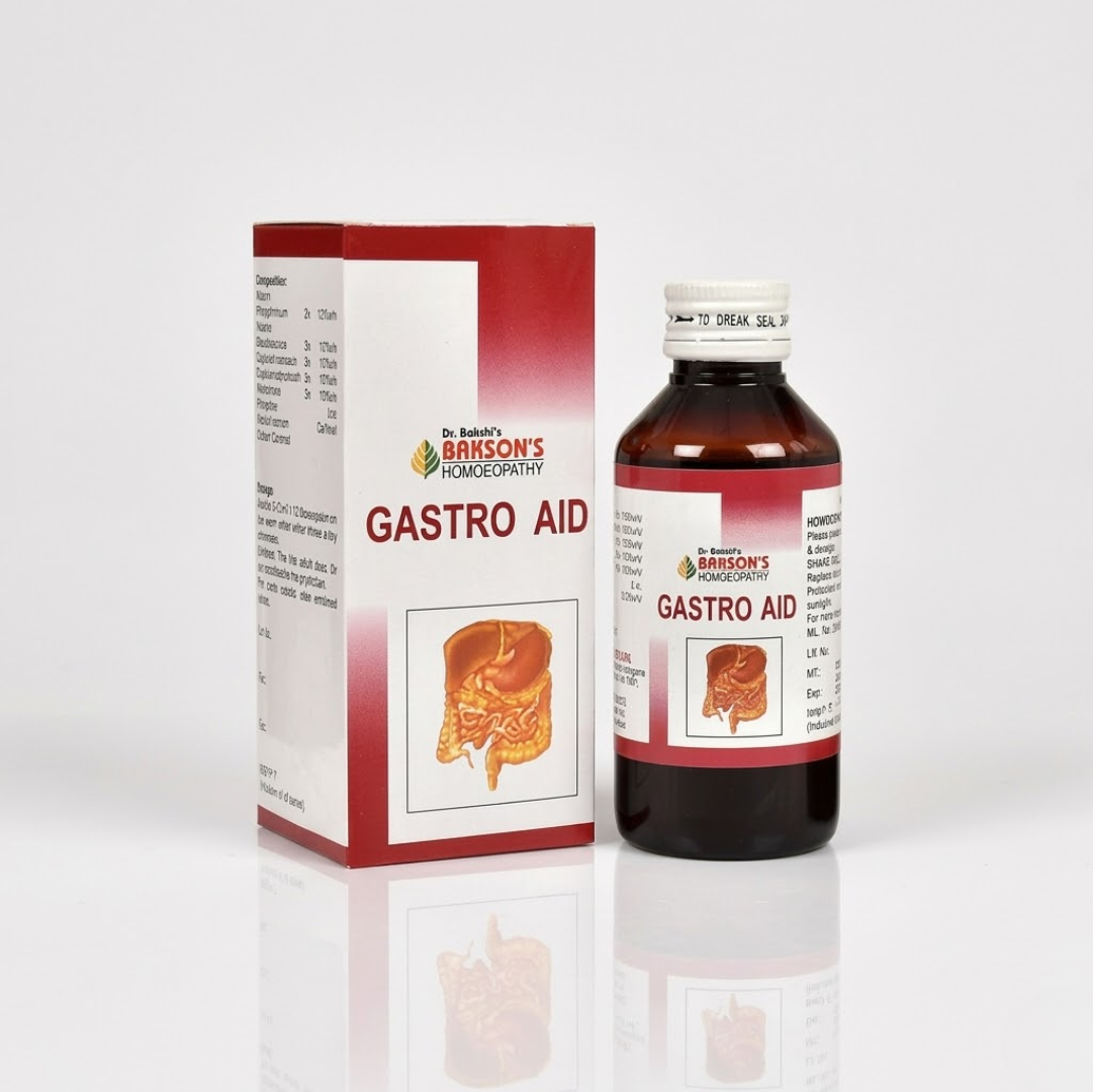 Homoeopathy Gastro Aid Syrup (115 ml)