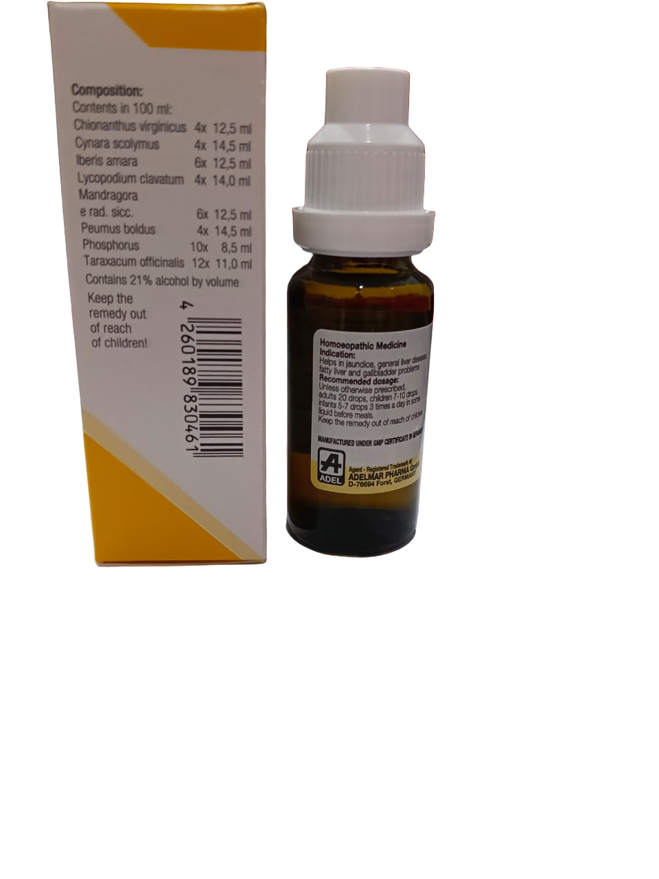 ADEL 3 Apo-Hepat Drop | 20 ml| Pack of  3