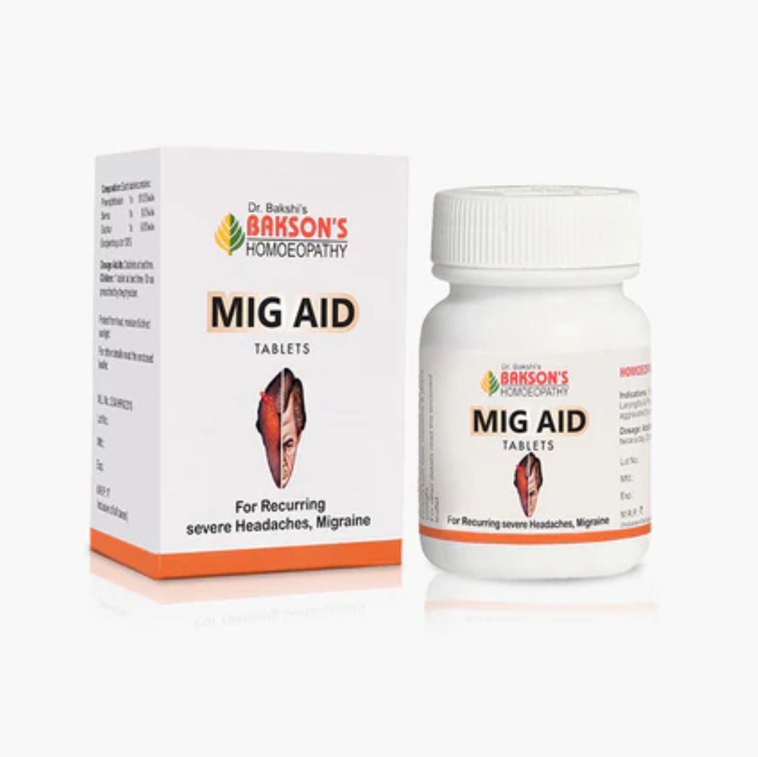 Mig Aid  41gm (75 tablet) Provides relief in congestive headache