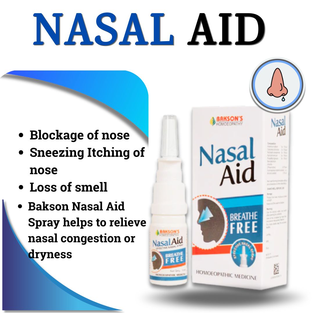 NASAL AID 10ML | helps relieves blockage of the nose | loss of smell |itching of nose