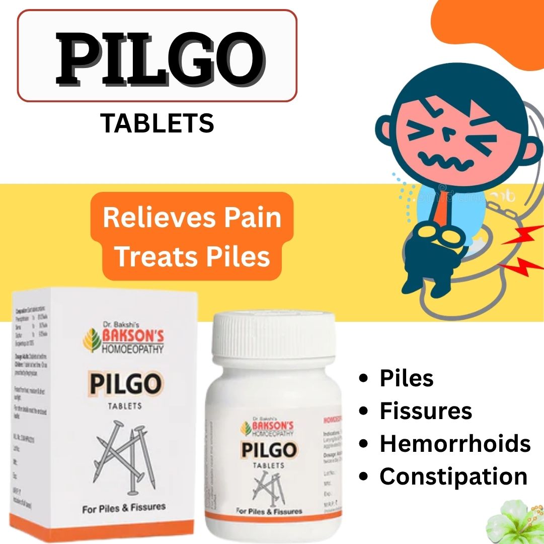 PILGO 41gm (75 TABLETS) Relieves Pain | Treats Piles |Helps in Hemorrhoids