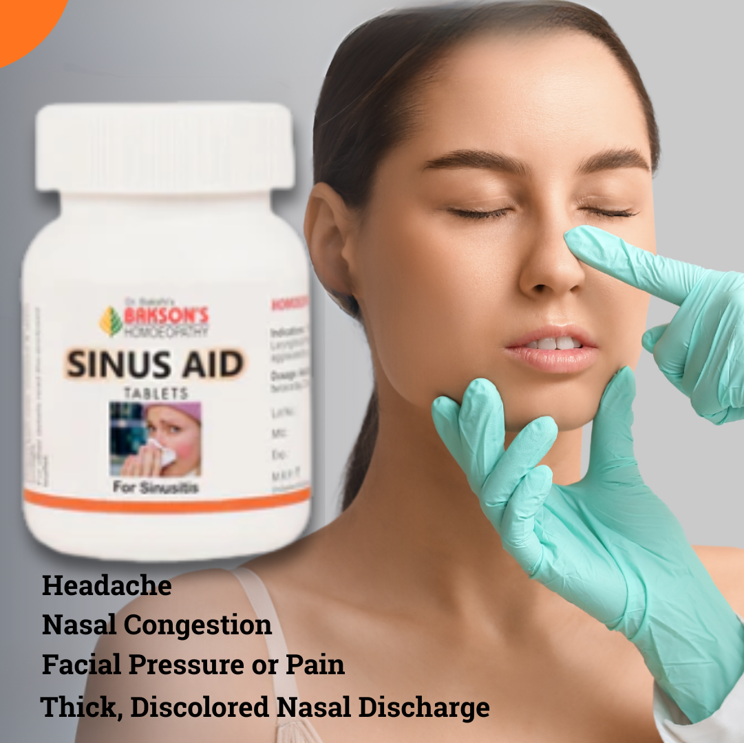 Sinus Aid 41gm (75 tablets) | For blocked nose, sneezing & related symptoms of Sinusitis.