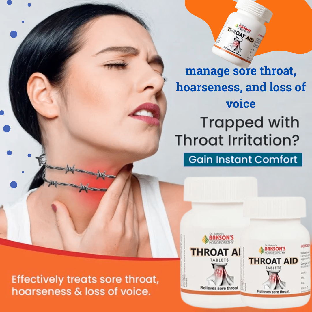 Throat Aid 41gm (75 Tablets) | Helps in sore throat, hoarseness, and loss of voice