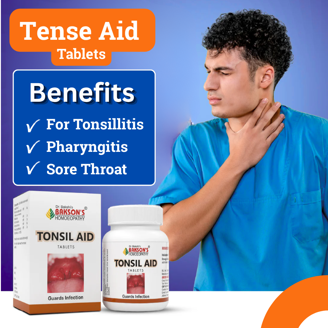 Tonsil Aid Tablet 41gm (75 Tablets) | support symptomatic relief of tonsillitis