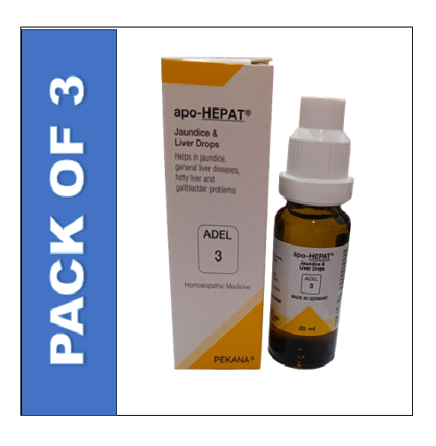 ADEL 3 Apo-Hepat Drop | 20 ml| Pack of  3