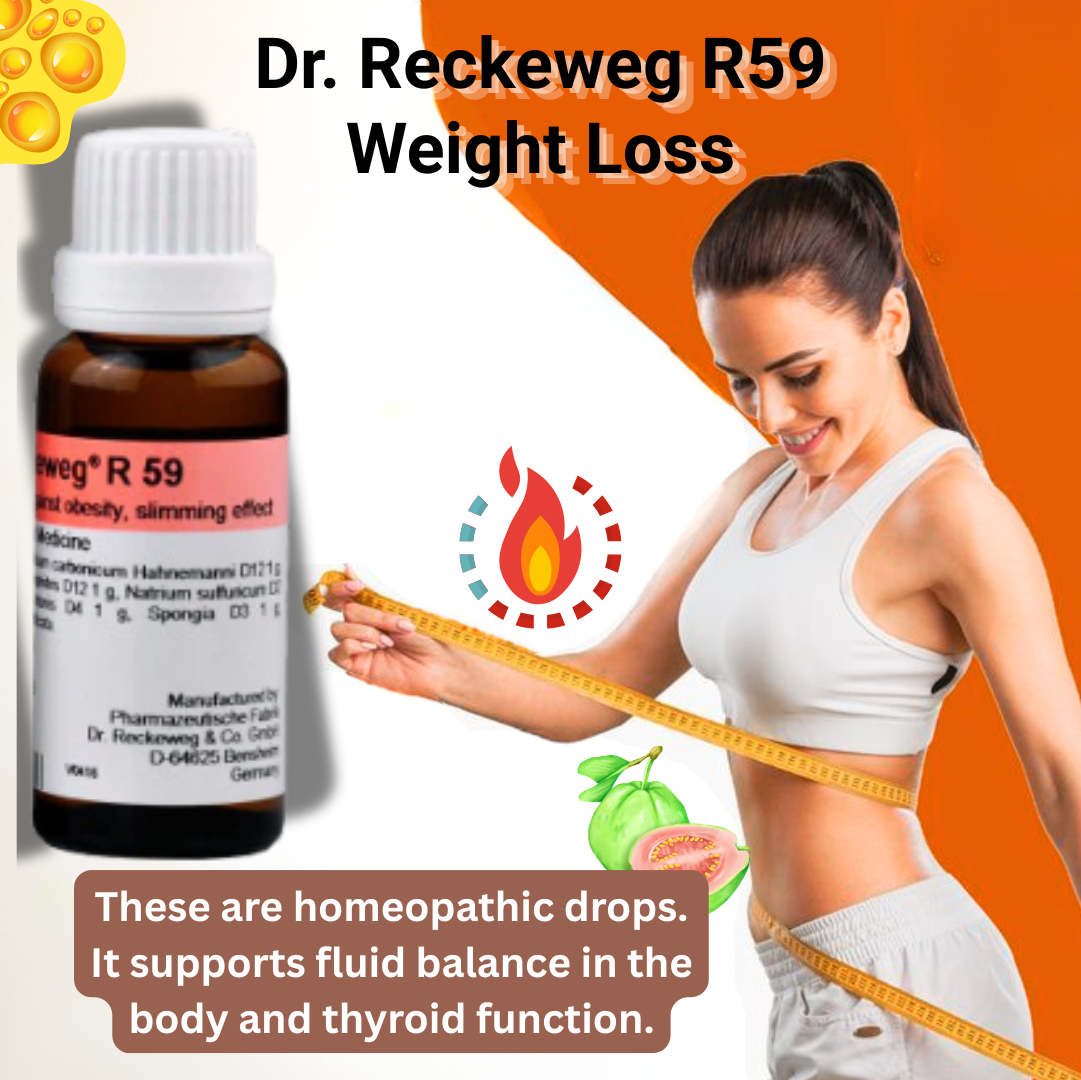 Dr. Reckeweg R59 Weight Loss | 22 ml | Boost metabolism naturally | Pack of 3