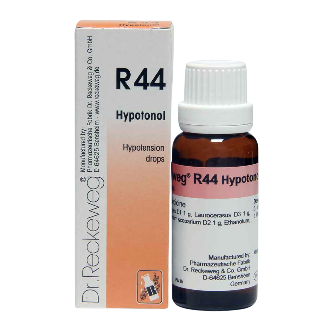 Dr. Reckeweg R44 Disorders Of The Blood Circulation Drop 22 ml | PACK OF 2 | supports normal blood loss management during child-birth