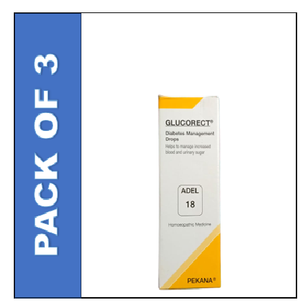 ADEL 18 Glucorect Drop | 20 ML | Pack of 3