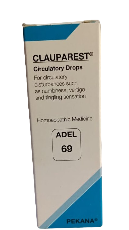 ADEL 69 Clauparest Drop| Circulatory Drops | 20 ml | PACK OF 3