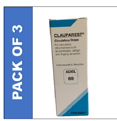ADEL 69 Clauparest Drop| Circulatory Drops | 20 ml | PACK OF 3