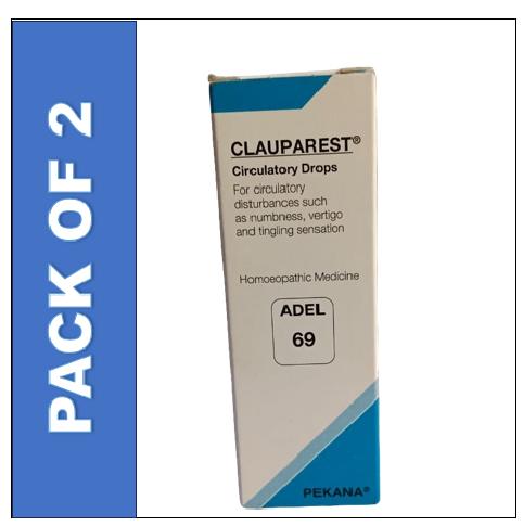 ADEL 69 Clauparest Drop| Circulatory Drops | 20 ml | PACK OF 2