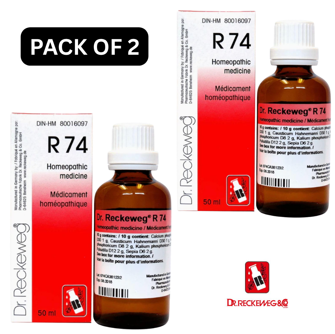 Dr. Reckeweg R74 Nocturnal Enuresis Drop 22 ml | Pack of 2| Helps relieve bed-wetting