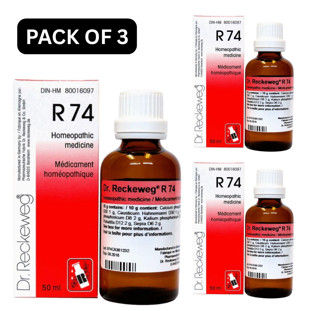 Dr. Reckeweg R74 Nocturnal Enuresis Drop 22 ml | Pack of 3| Helps relieve bed-wetting