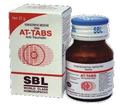 SBL AT-Tabs Ant- Traumatic Tablet | 25 GM | PACK OF 2 | HELPS TO CONDITION INJURY AND ACCIDENT TRAUMA.