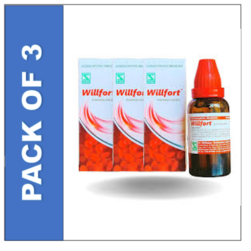 Dr Willmar Schwabe India Willfort Anemia Drop | 30 ML | PACKOF 3 | Aids anaemia caused by the loss of essential fluid.