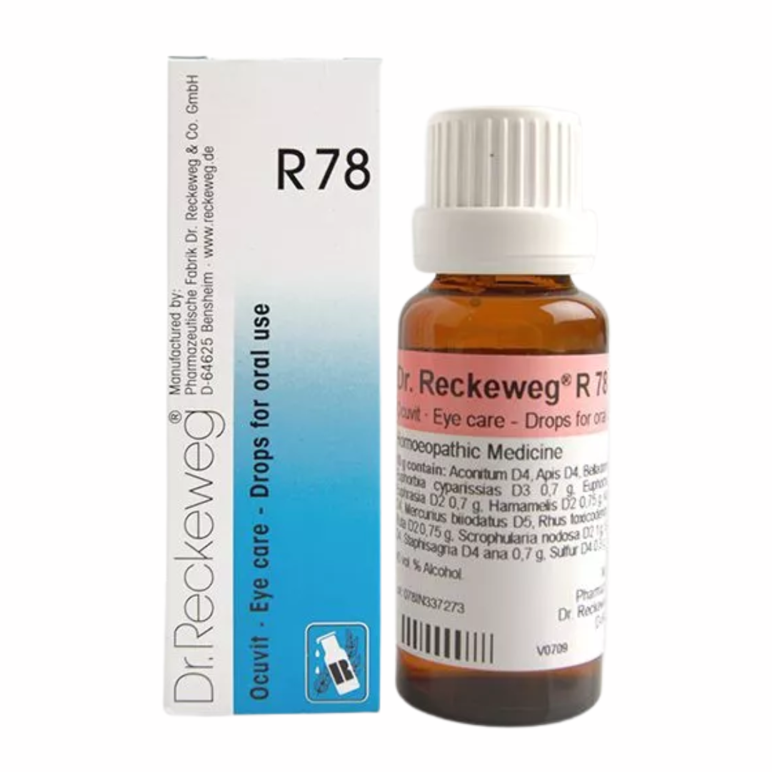 Dr. Reckeweg R78 Eye Care Drop 22 ML | Pack of 2 | Relieves eye pain and discomfort