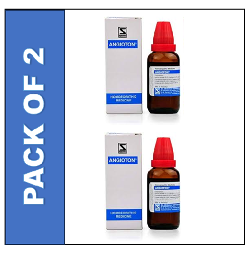 Dr. Willmar Schwabes Angioton Drops | 30 ML | PACK OF 2| Supports Circulatory Health.