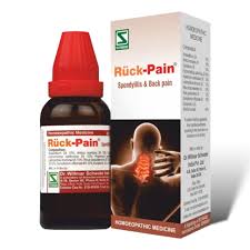 Dr. Willmar Schwabe India RUCK PAIN | 30 ML | PACK OF 2 | FORSPONDILITIES AND BACK PAIN