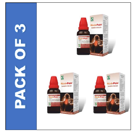 Dr. Willmar Schwabe India Ruck-Pain| 30 ML | PACK OF 3 | FOR SPONDILITIES AND BACK PAIN
