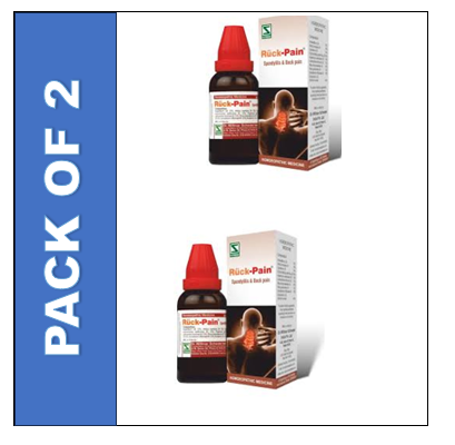 Dr. Willmar Schwabe India RUCK PAIN | 30 ML | PACK OF 2 | FORSPONDILITIES AND BACK PAIN