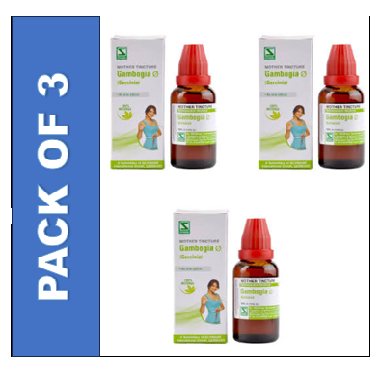 WillmarSchwabe India Gambogia Q (30ml) | PACK OF 3 | Metabolism &Weight-Management Support.
