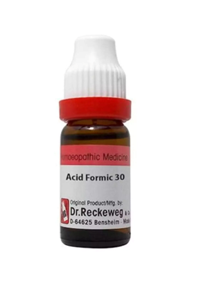 Dr. Reckeweg Acidum Formicum Dilution 30 | 11 ML | GERMAN | Reduces muscle pains.
