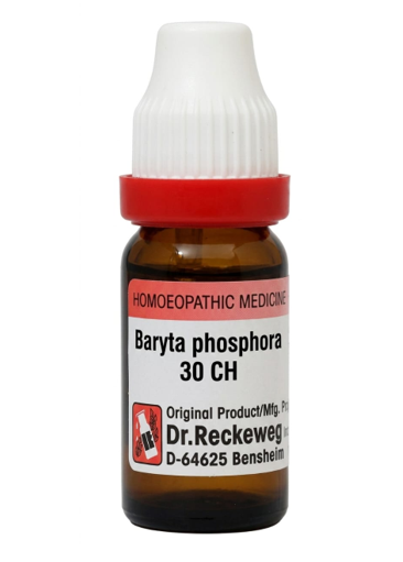 Dr. Reckeweg Baryta Phosphorica Dilution 30 CH| 11 ML | GERMAN| Nervous System Health, Provide Vital Support.