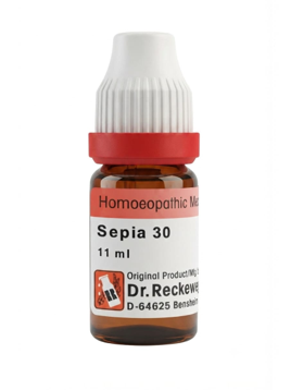 Dr. Reckeweg Sepia 30 CH | 11 ML | GERMAN | Hormonal & Menstrual Balance, Urinary Support.