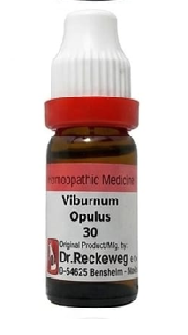 Dr. Reckeweg Viburnum Opulus 30 CH| 11 ML | GERMAN |Provide Menstrual Support, Relief from Cramping Pains.