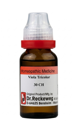 Dr. Reckeweg Viola Tricolor 30 CH| 11 ML | GERMAN | Provides Dermatological Relief.
