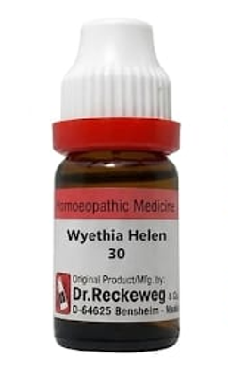 Dr. Reckeweg Wyethia Helenioides 30 CH | 11 ML | GERMAN | Throat & Pharyngeal Relief, Nasal & Flu Symptoms.
